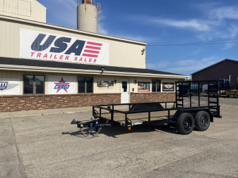 New 2025 Load Trail 83x14 Tandem Axle 2-Break 7k Landscape Trailer