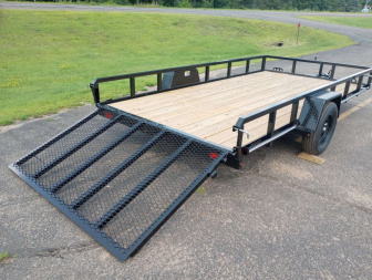 New 2025 MIDSOTA Nova 82"x14' Utility Trailer