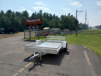 New 2026 BEAR TRACK 76  Wide Utility 3,500 Lb. Axle BTU76144F Utility Trailer