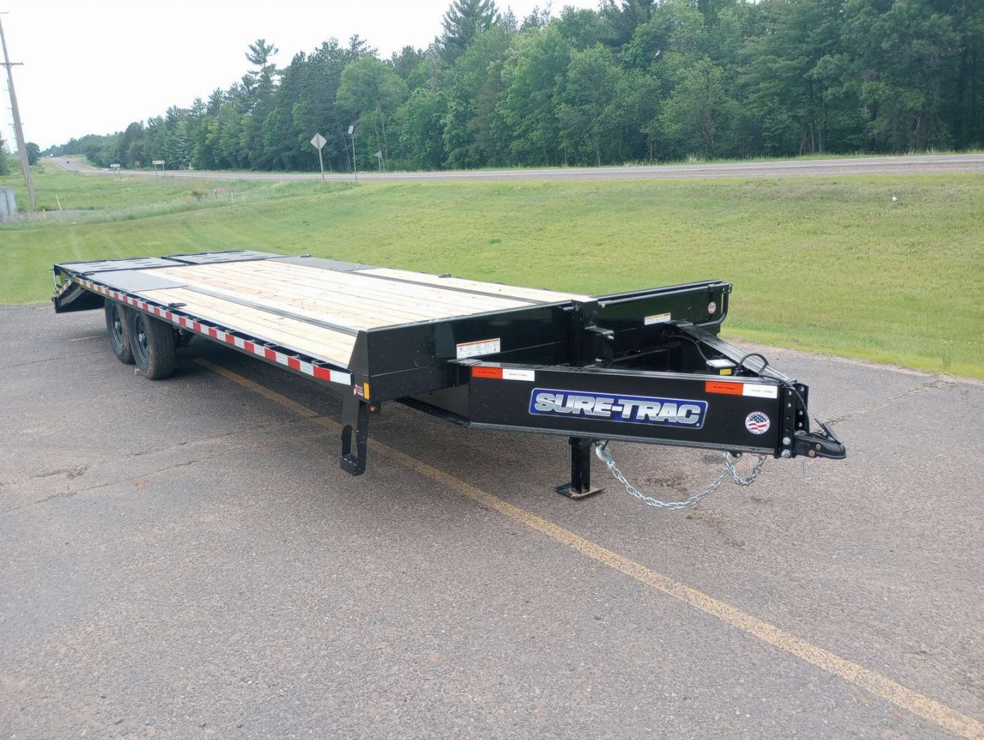 Used 2025 Sure-Trac 25' Deckover Deckover Trailer