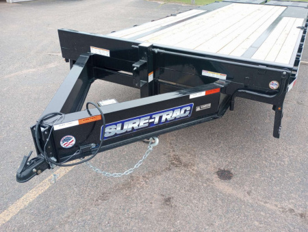 Used 2025 Sure-Trac 25' Deckover Deckover Trailer