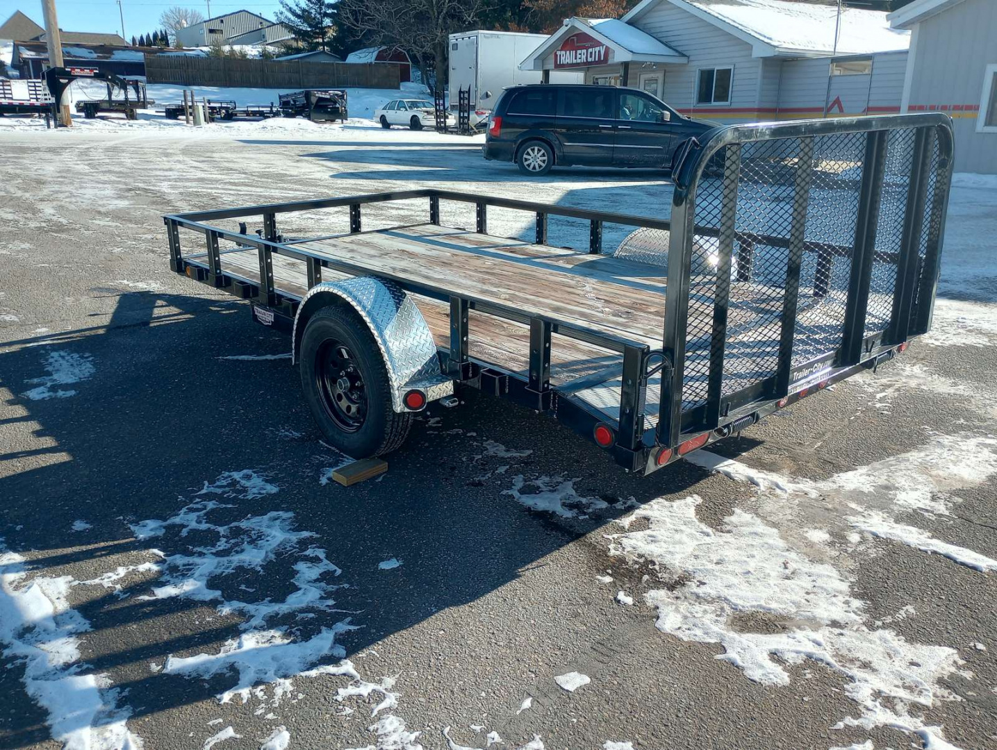 New 2026 PJ TRAILERS 77" Single Axle Channel Utility (U7) 12' Utility Trailer