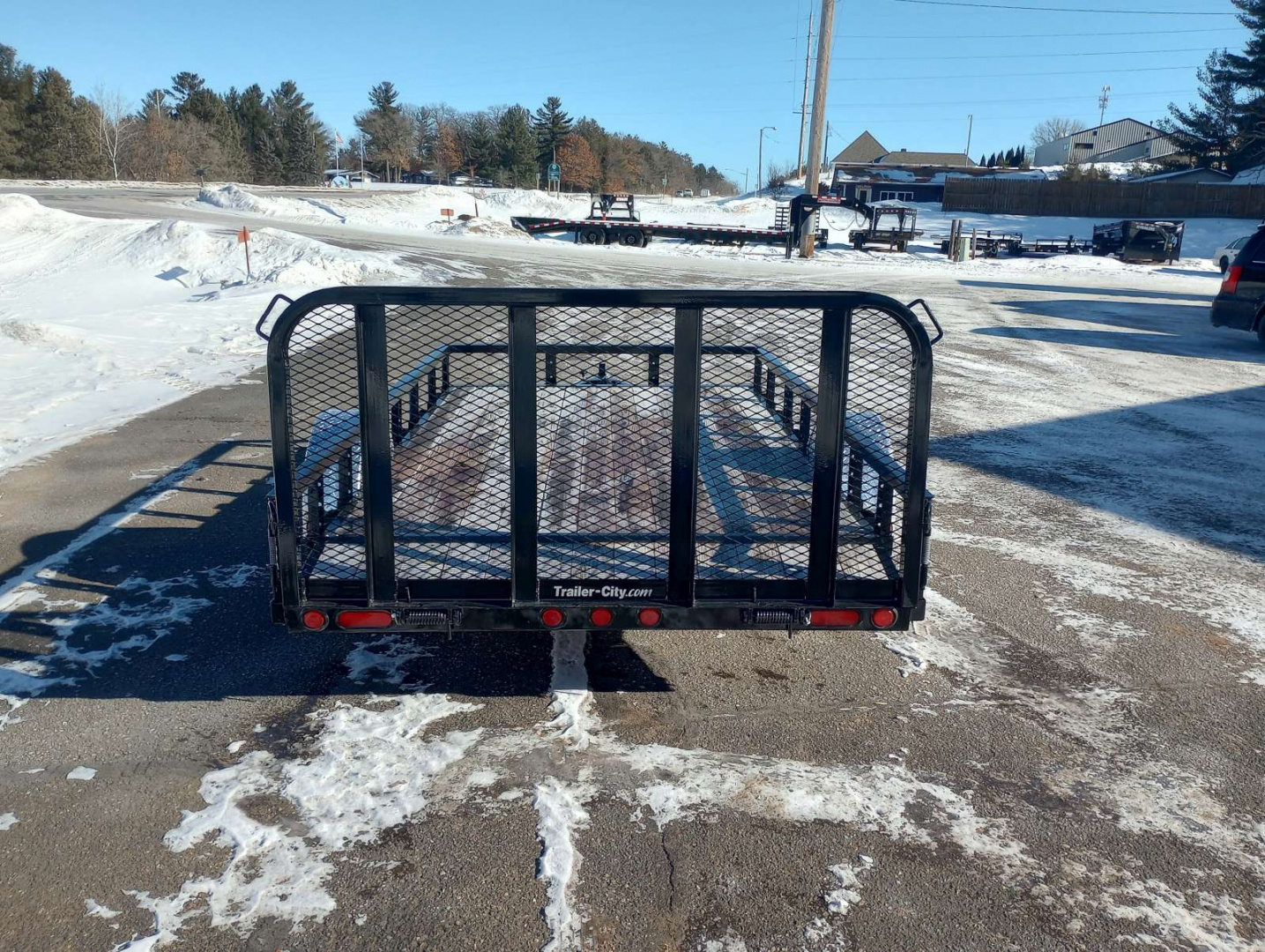 New 2026 PJ TRAILERS 77" Single Axle Channel Utility (U7) 12' Utility Trailer
