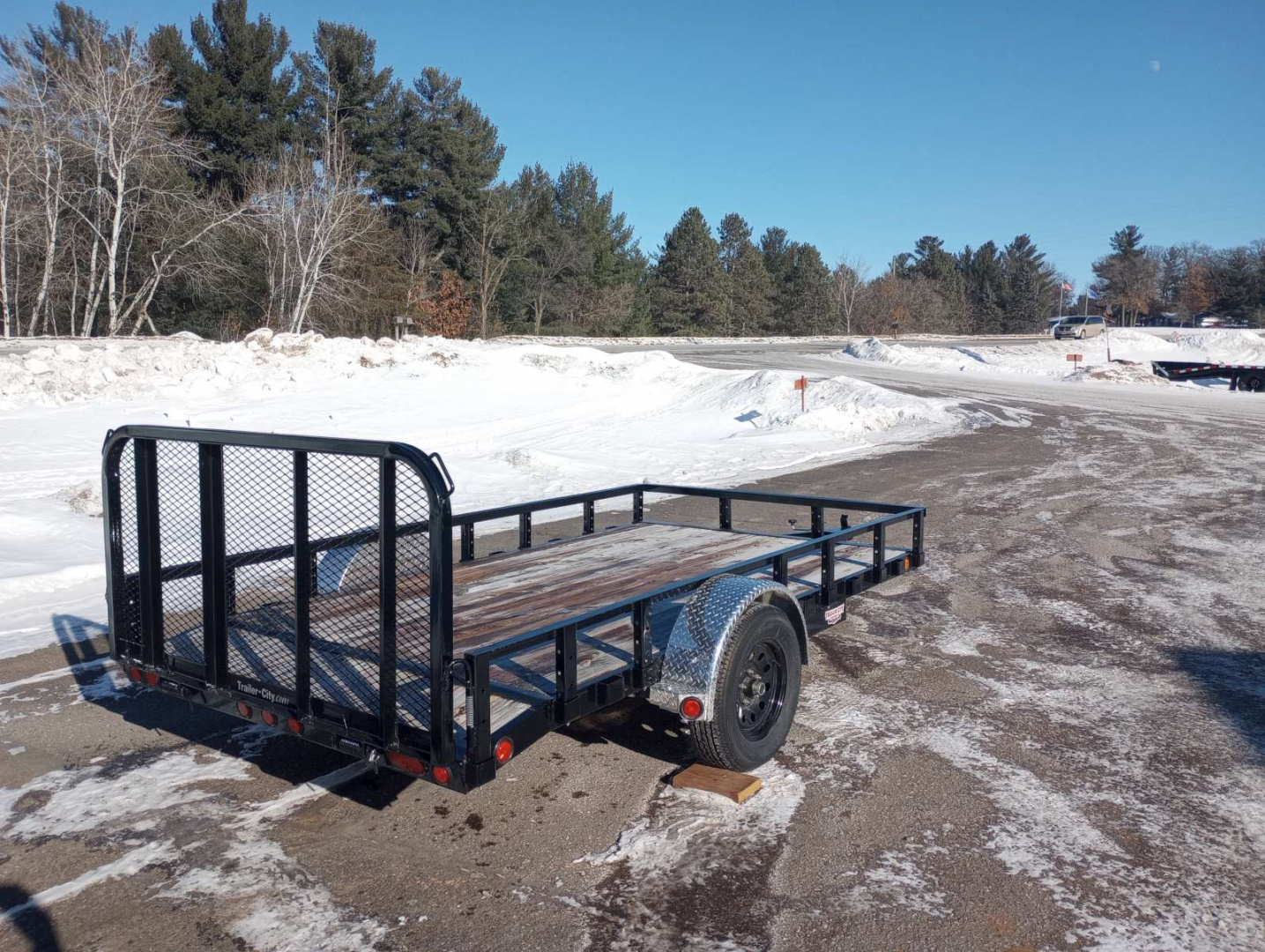 New 2026 PJ TRAILERS 77" Single Axle Channel Utility (U7) 12' Utility Trailer