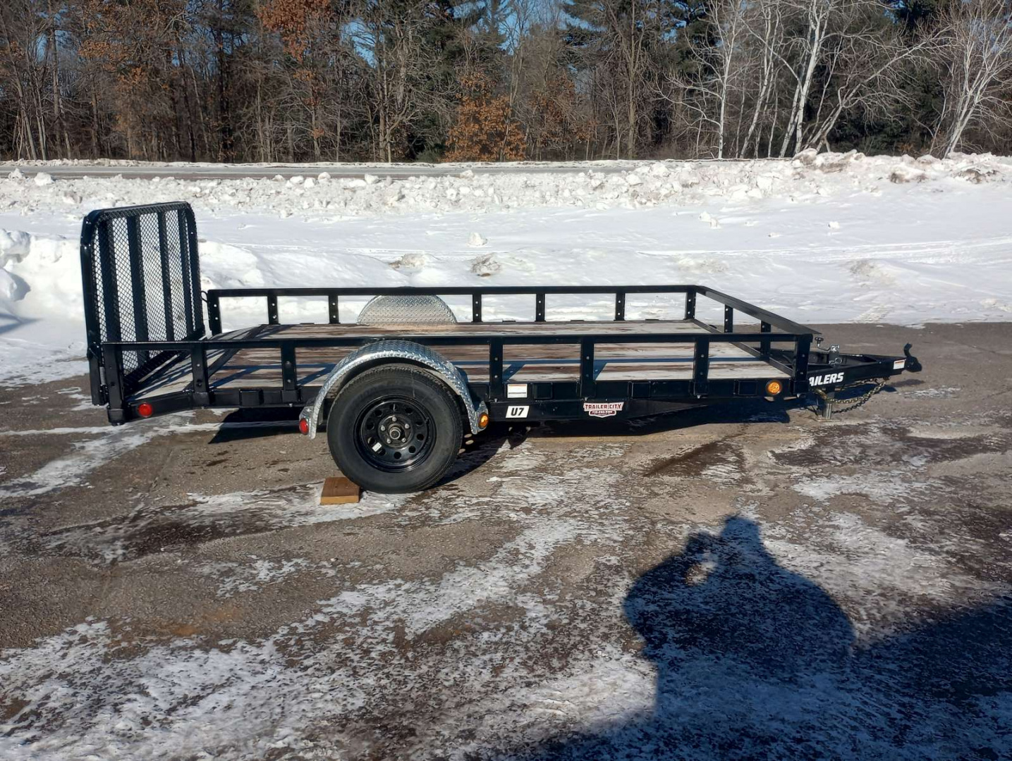 New 2026 PJ TRAILERS 77" Single Axle Channel Utility (U7) 12' Utility Trailer