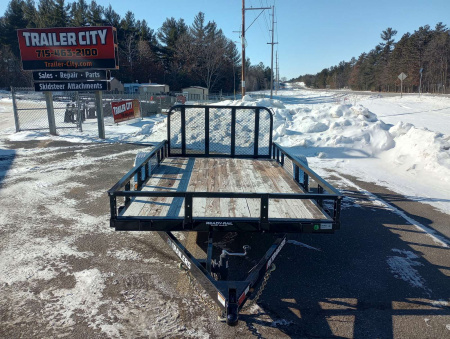 New 2026 PJ TRAILERS 77" Single Axle Channel Utility (U7) 12' Utility Trailer