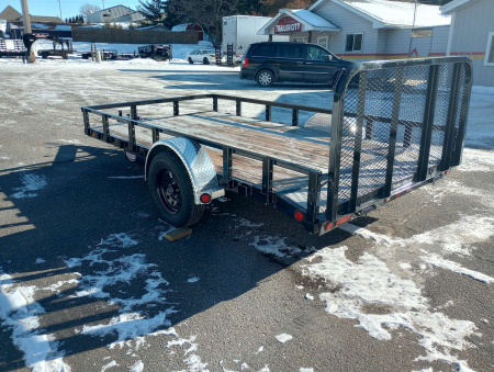 New 2026 PJ TRAILERS 77" Single Axle Channel Utility (U7) 12' Utility Trailer
