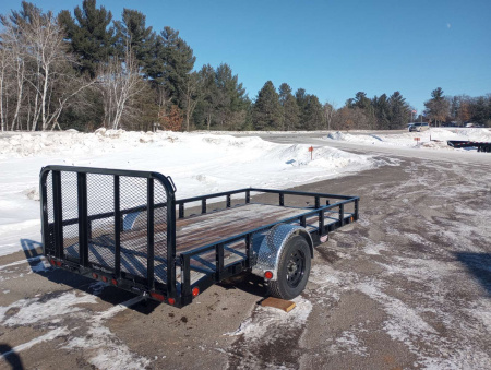 New 2026 PJ TRAILERS 77" Single Axle Channel Utility (U7) 12' Utility Trailer