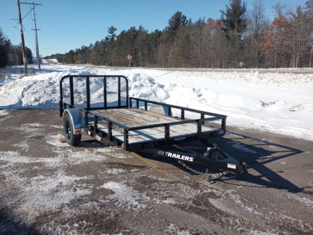 New 2026 PJ TRAILERS 77" Single Axle Channel Utility (U7) 12' Utility Trailer