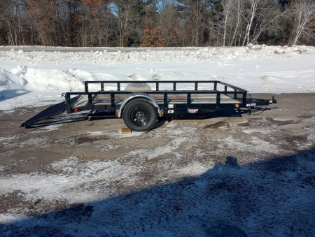New 2026 PJ TRAILERS 77" Single Axle Channel Utility (U7) 12' Utility Trailer