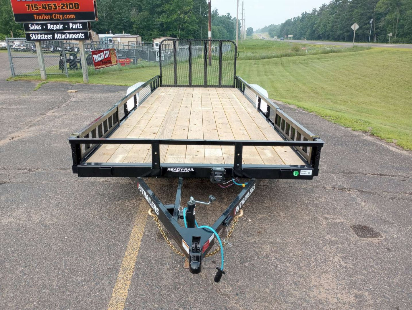 New 2026 PJ TRAILERS 83" Tandem Axle Utility (UL) 22' Utility Trailer-ATV Side Ramps