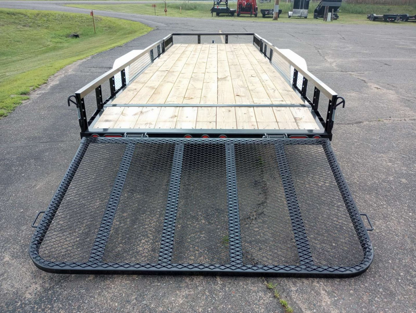 New 2026 PJ TRAILERS 83" Tandem Axle Utility (UL) 22' Utility Trailer-ATV Side Ramps