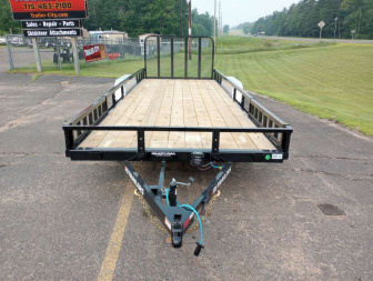 New 2026 PJ TRAILERS 83  Tandem Axle Utility (UL) 22' Utility Trailer-ATV Side Ramps