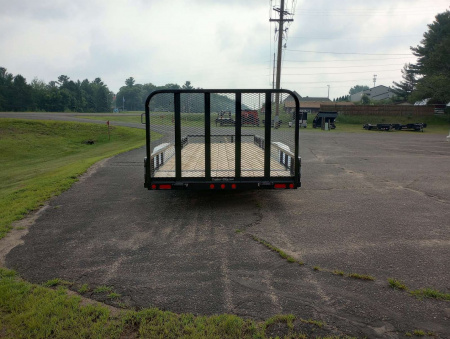 New 2026 PJ TRAILERS 83" Tandem Axle Utility (UL) 22' Utility Trailer-ATV Side Ramps
