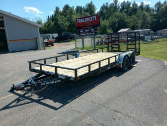 New 2026 PJ TRAILERS 83  Tandem Axle Channel Utility (UL) 20' Utility Trailer