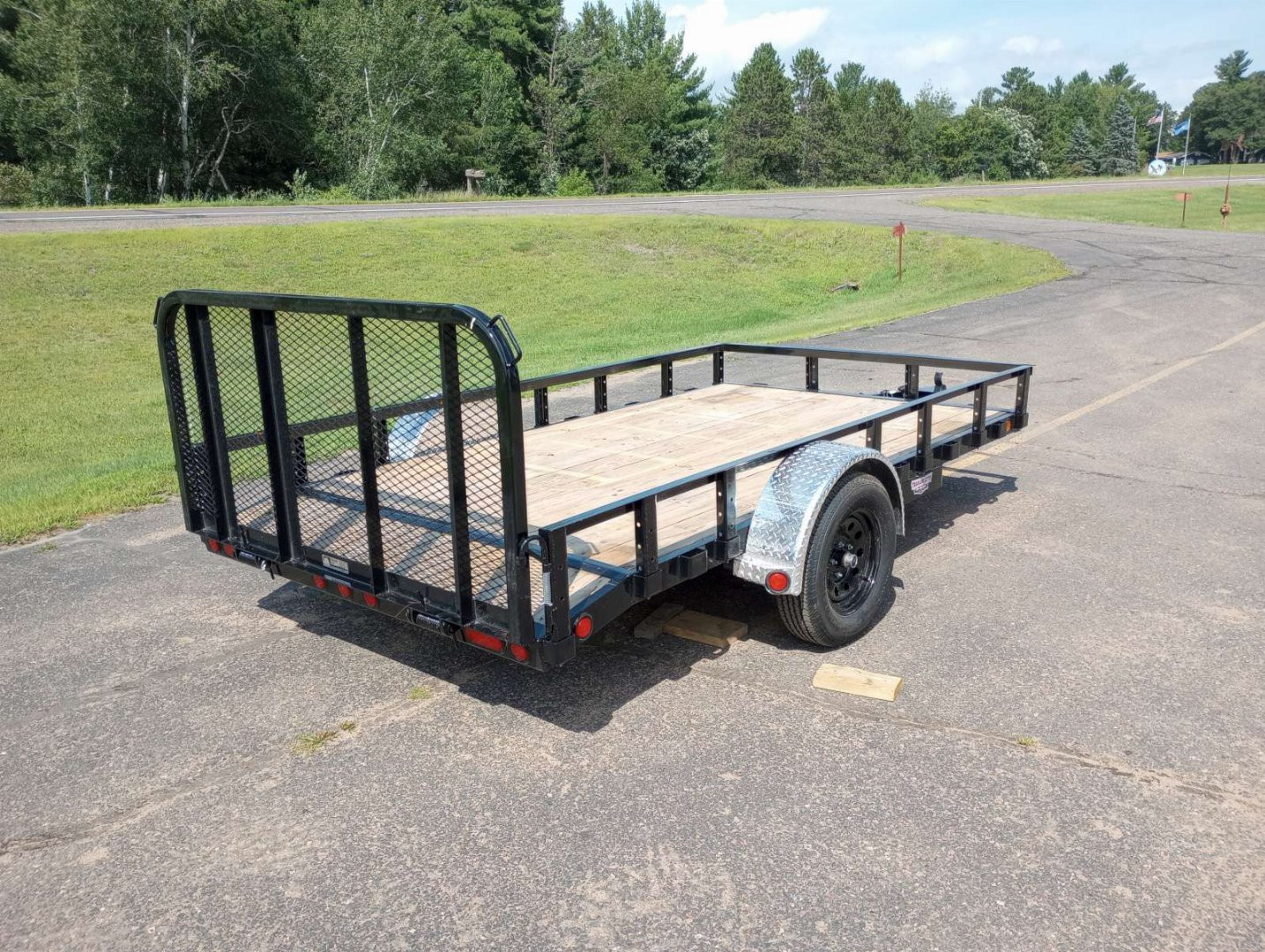 New 2026 PJ TRAILERS 77" Single Axle Channel Utility (U7) 12' Utility Trailer