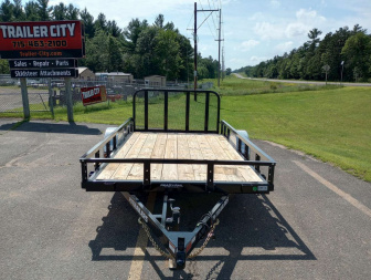New 2026 PJ TRAILERS 77" Single Axle Channel Utility (U7) 12' Utility Trailer