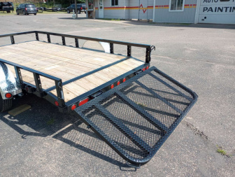 New 2026 PJ TRAILERS 77" Single Axle Channel Utility (U7) 12' Utility Trailer