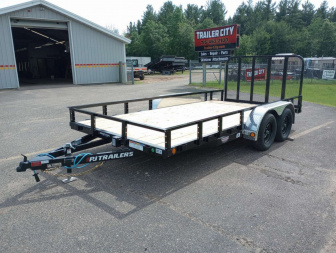 New 2026 PJ TRAILERS 83  Tandem Axle Channel Utility (UL) 16' Utility Trailer