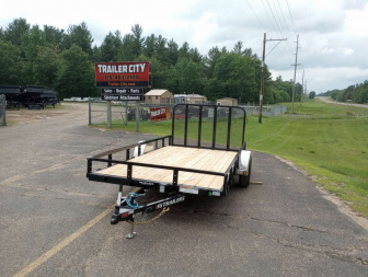 New 2026 PJ TRAILERS 83  Single Axle Channel Utility (U8) 14' Utility Trailer