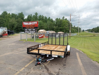 New 2026 PJ TRAILERS 83  Single Axle Channel Utility (U8) 14' Utility Trailer