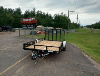 New 2026 PJ TRAILERS 83  Single Axle Channel Utility (U8) 14' Utility Trailer