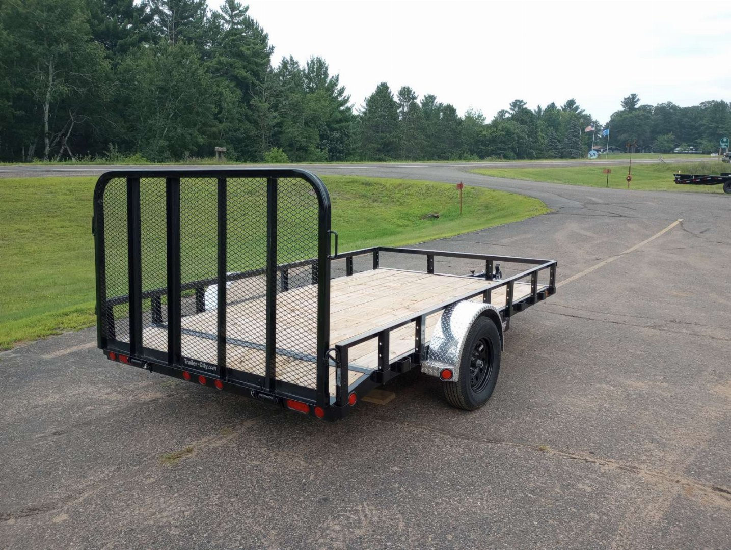 New 2026 PJ Trailers 83" Single Axle Channel Utility (U8) 12' Utility Trailer