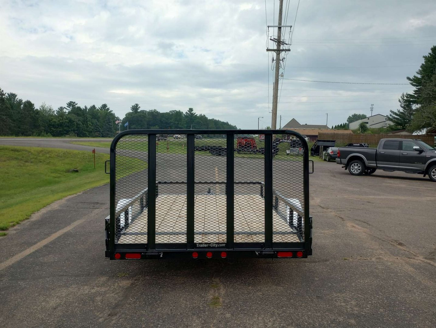 New 2026 PJ Trailers 83" Single Axle Channel Utility (U8) 12' Utility Trailer