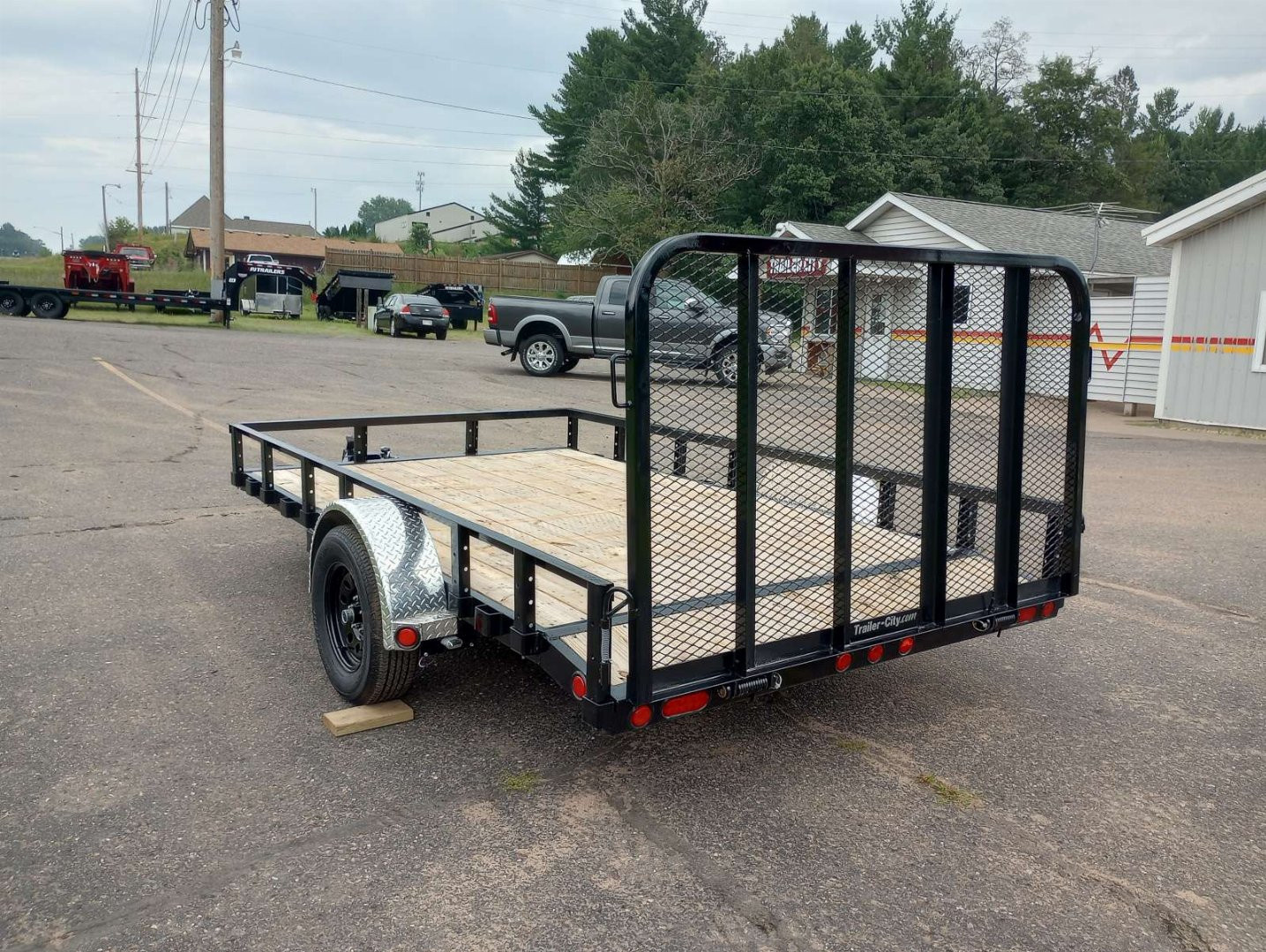 New 2026 PJ Trailers 83" Single Axle Channel Utility (U8) 12' Utility Trailer