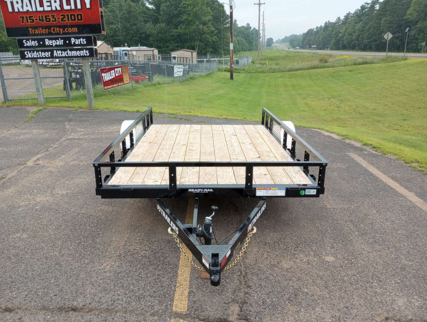 New 2026 PJ Trailers 83" Single Axle Channel Utility (U8) 12' Utility Trailer