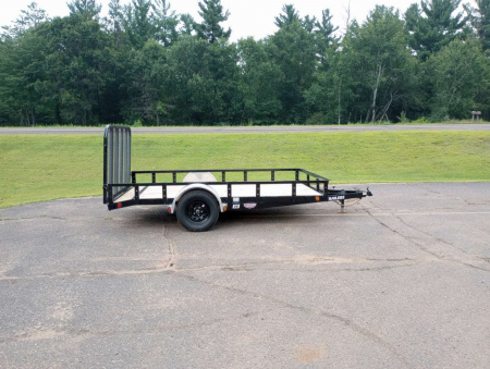 New 2026 PJ Trailers 83" Single Axle Channel Utility (U8) 12' Utility Trailer