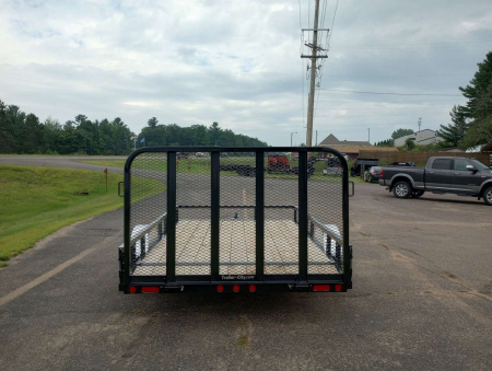 New 2026 PJ Trailers 83" Single Axle Channel Utility (U8) 12' Utility Trailer
