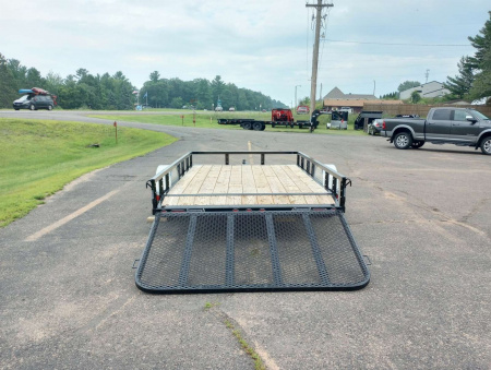 New 2026 PJ Trailers 83" Single Axle Channel Utility (U8) 12' Utility Trailer