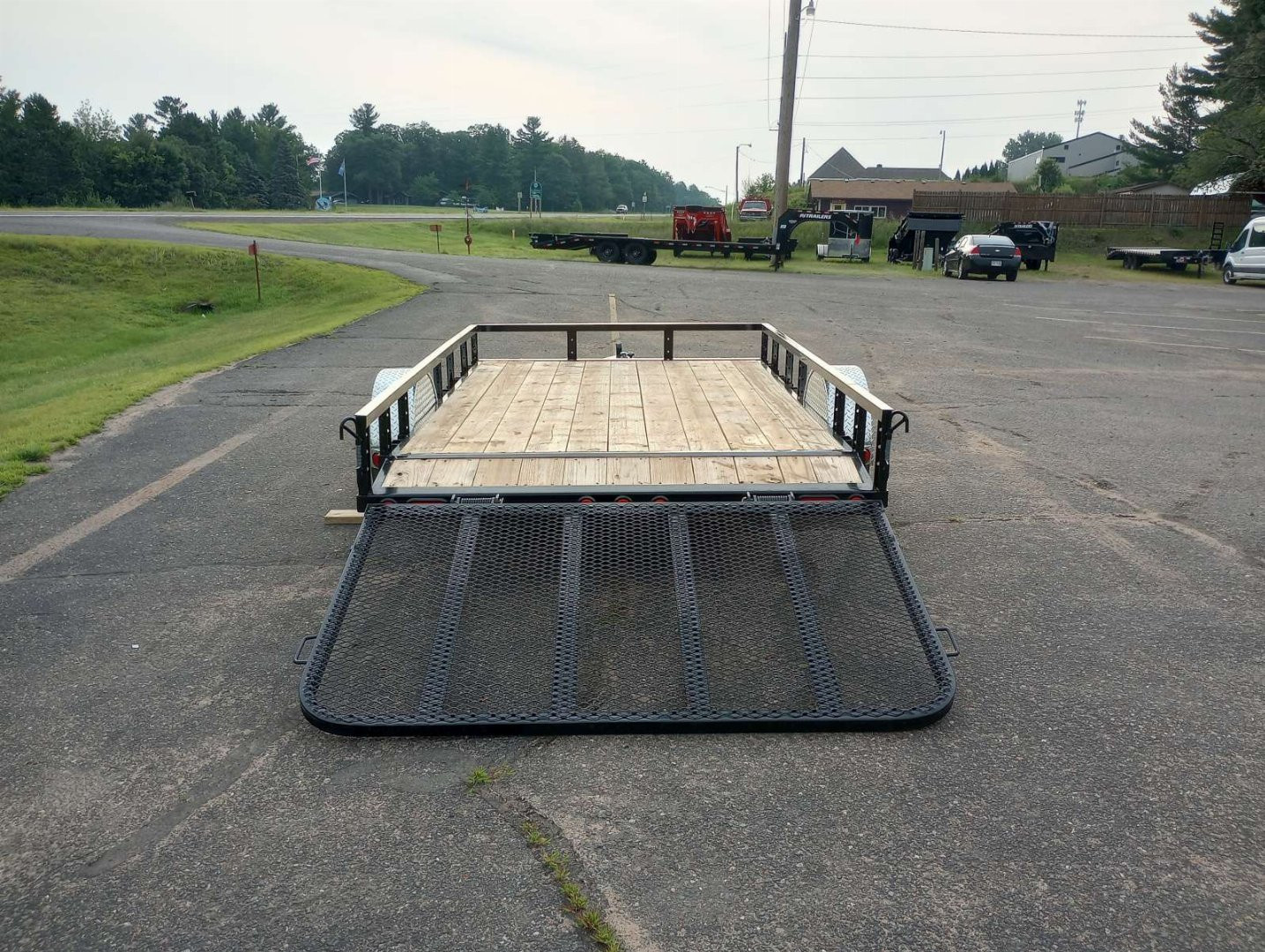 New 2026 PJ Trailers 83" Single Axle Channel Utility (U8) 12' Utility Trailer