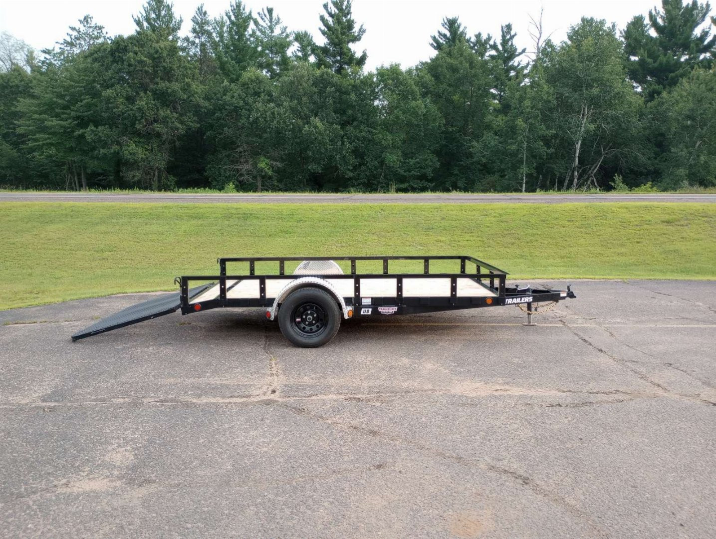 New 2026 PJ Trailers 83" Single Axle Channel Utility (U8) 12' Utility Trailer