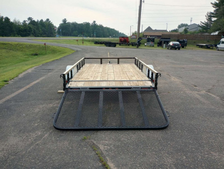 New 2026 PJ Trailers 83" Single Axle Channel Utility (U8) 12' Utility Trailer