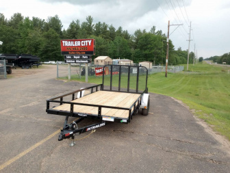 New 2026 PJ TRAILERS 83  Single Axle Channel Utility (U8) 14' Utility Trailer