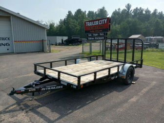 New 2026 PJ TRAILERS 83  Single Axle Channel Utility (U8) 14' Utility Trailer