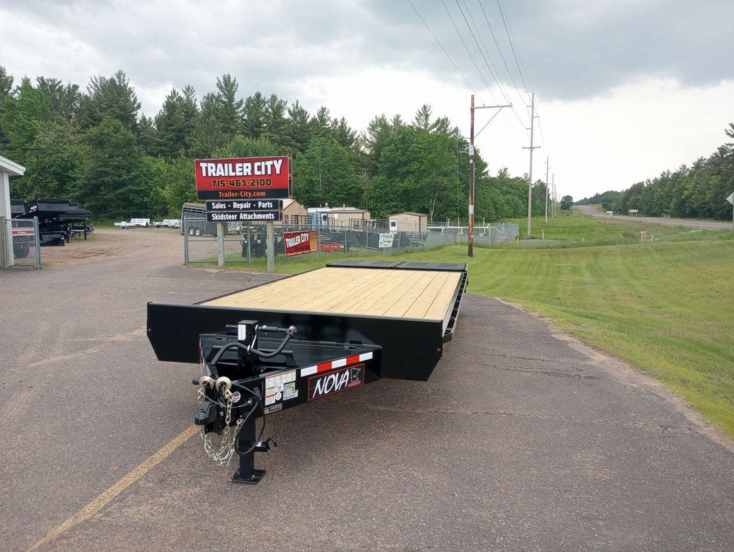 New 2025 Midsota NOVA ETO 24'x102" 8k Axles Deckover Trailer