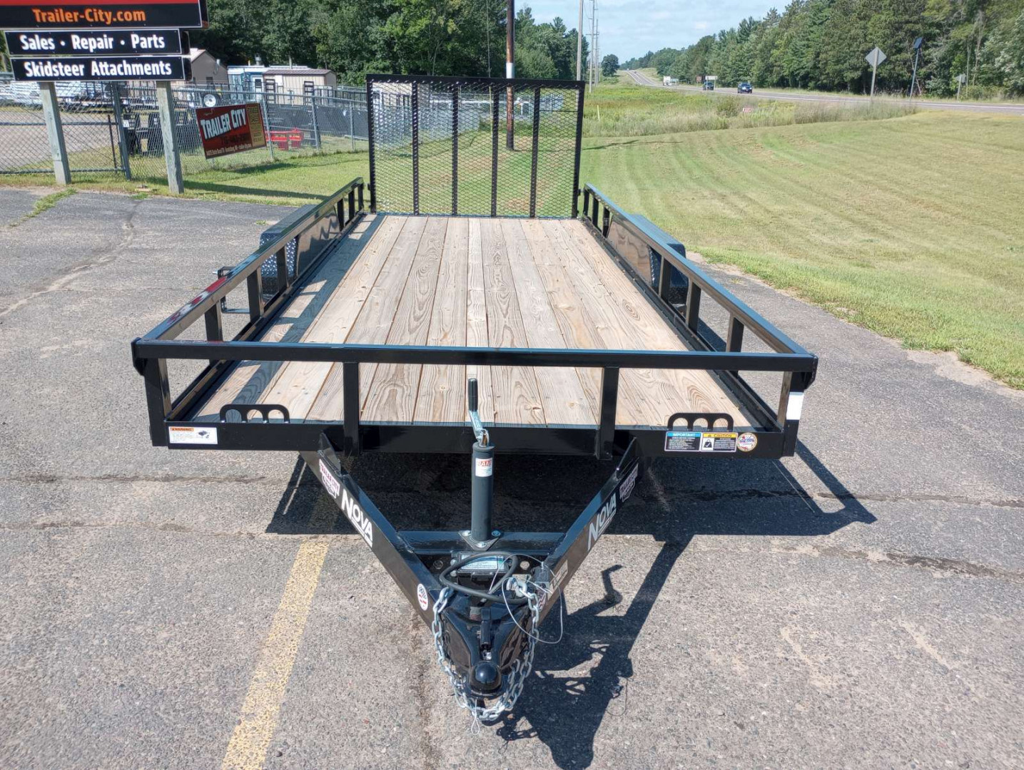 Used Midsota Nova Utility Trailer 82"x18' Tandem Axle