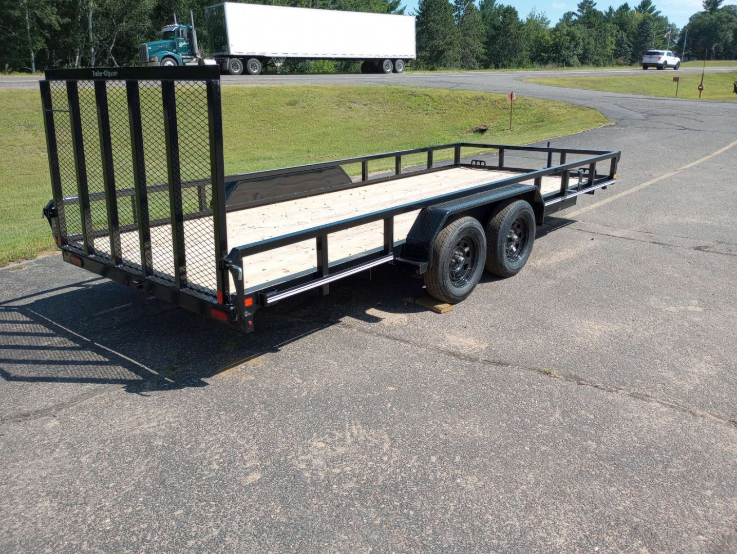 Used Midsota Nova Utility Trailer 82"x18' Tandem Axle