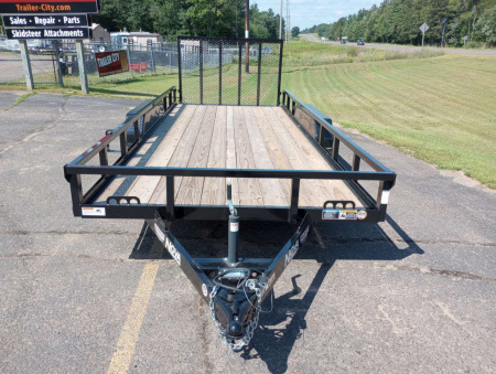 Used Midsota Nova Utility Trailer 82"x18' Tandem Axle
