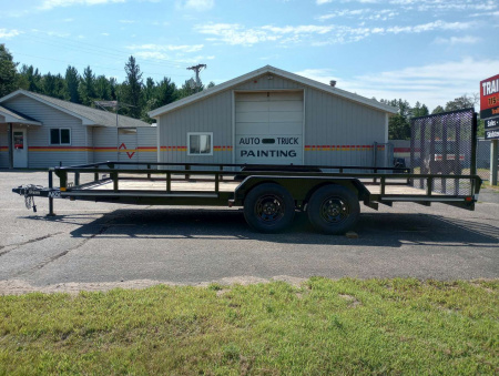 Used Midsota Nova Utility Trailer 82"x18' Tandem Axle