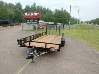 New Midsota Nova Utility Trailer 82 x18' Tandem Axle, ATV Ramps