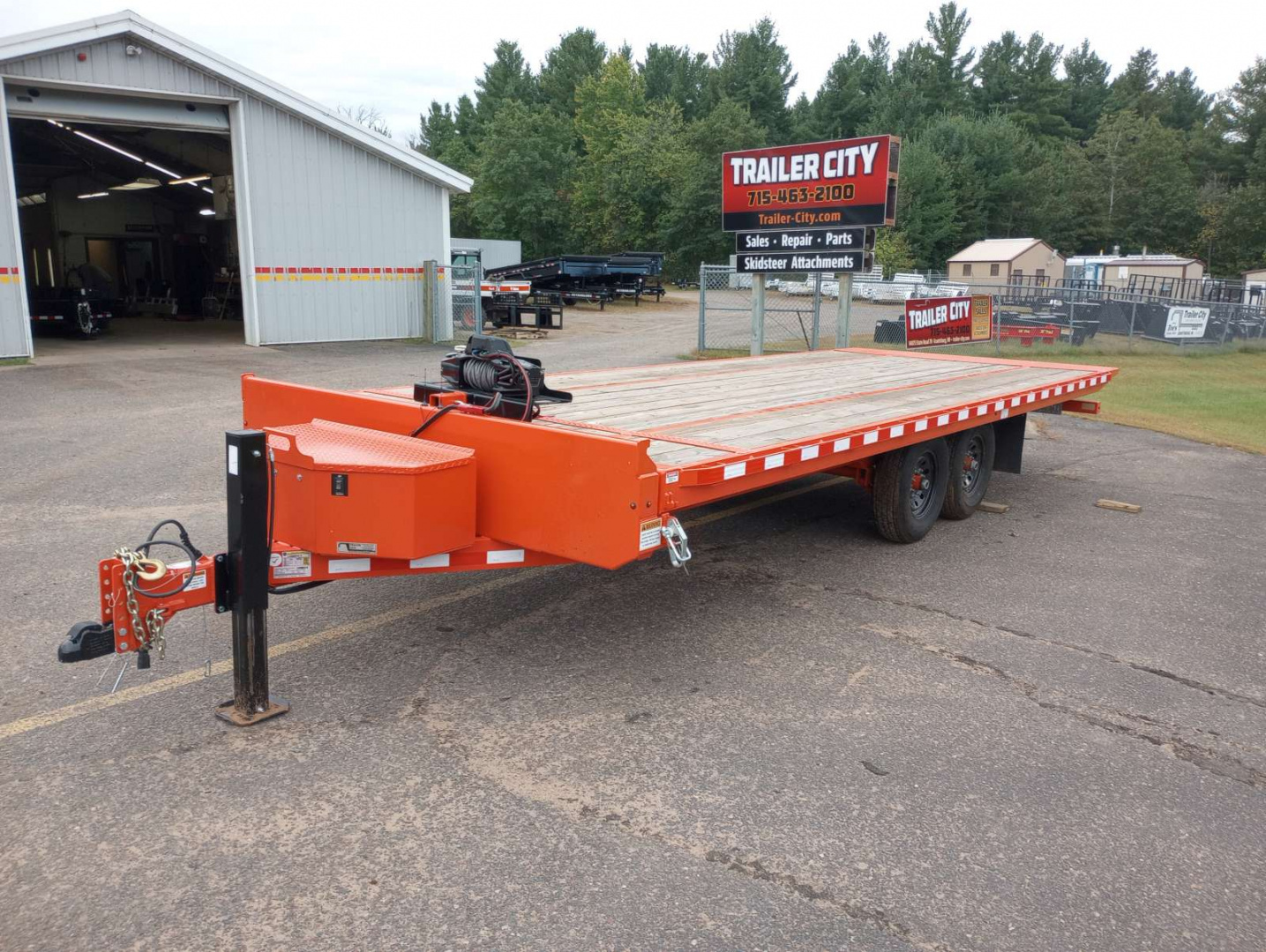 Used 2024 MIDSOTA TBO-22 Deckover Tilt Bed Trailer