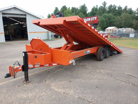 Used 2024 MIDSOTA TBO-22 Deckover Tilt Bed Trailer