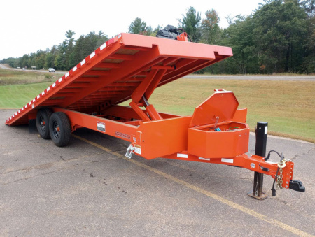 Used 2024 MIDSOTA TBO-22 Deckover Tilt Bed Trailer