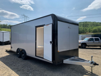 New 2025 High Country 8.5x20 + Flat Front w/ Cast Corners- Aluminum trailer /7'6 interior height/ blackout- 9990gvw