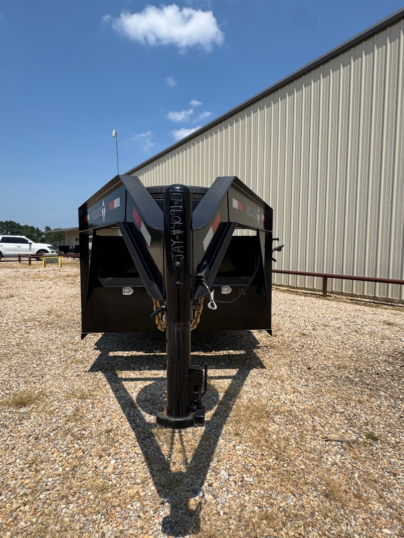 New 2026 Diamond T 83 in x 14 ft Lo-Pro Gooseneck 24 in Sides Dump Trailer, GVWR 14k Dump Trailer