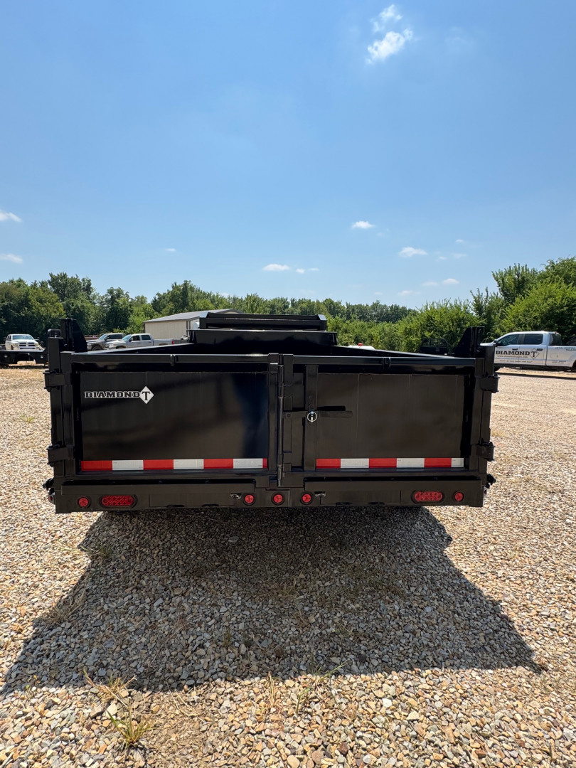 New 2026 Diamond T 83 in x 14 ft Lo-Pro Gooseneck 24 in Sides Dump Trailer, GVWR 14k Dump Trailer